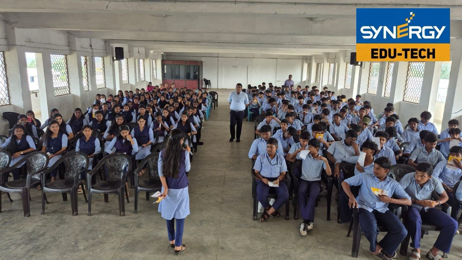 Karnakayamman School career guidance session