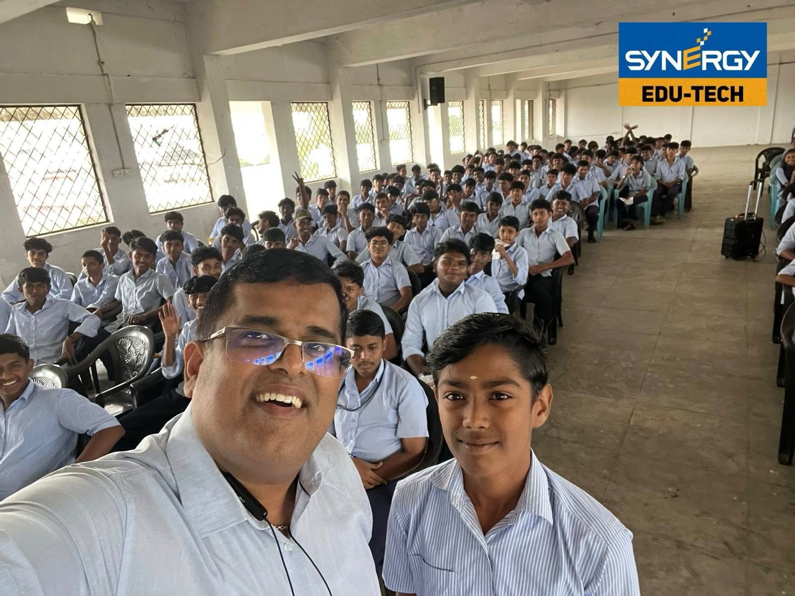 Karnakayamman School career guidance session