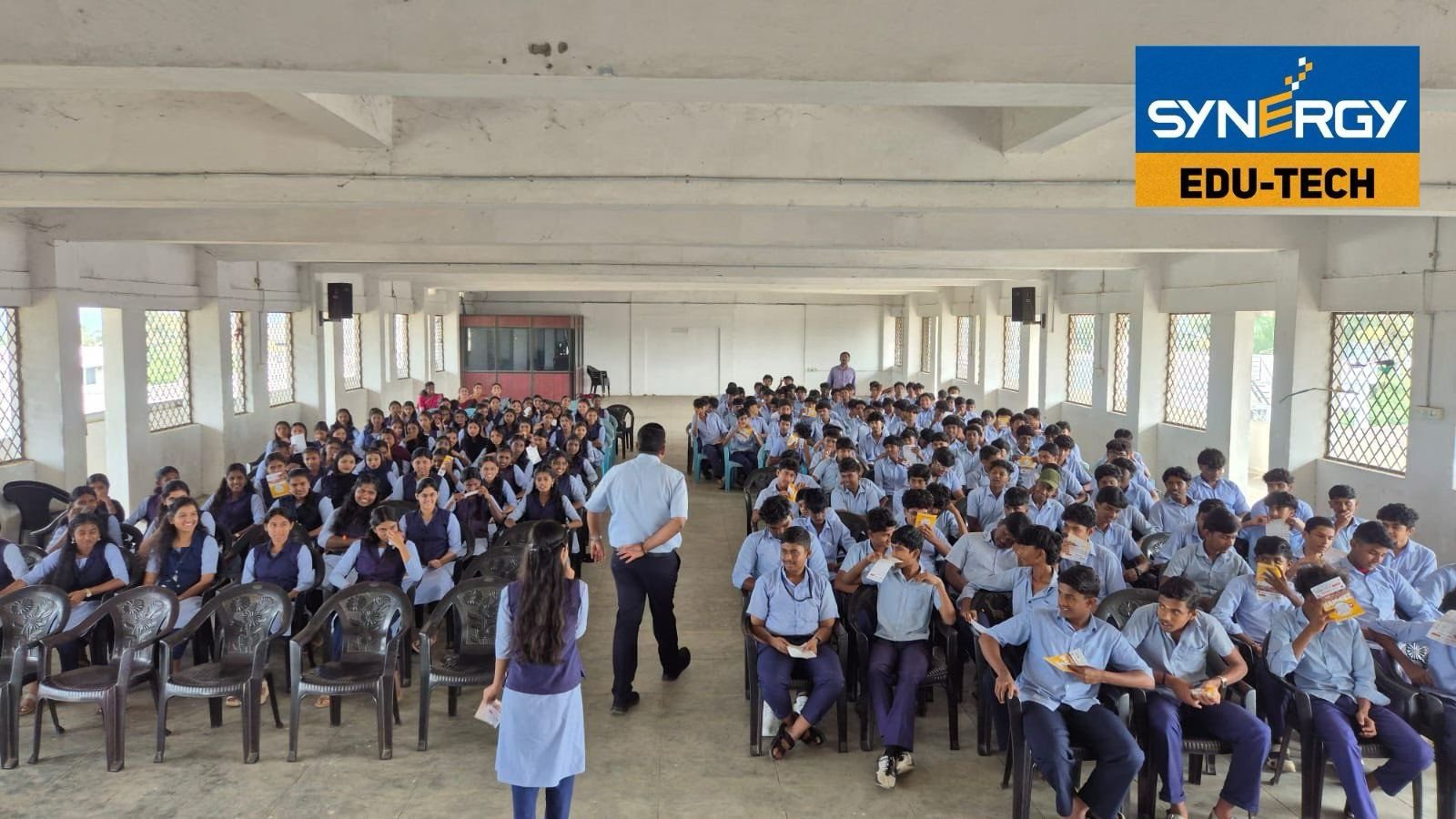 Karnakayamman School career guidance session